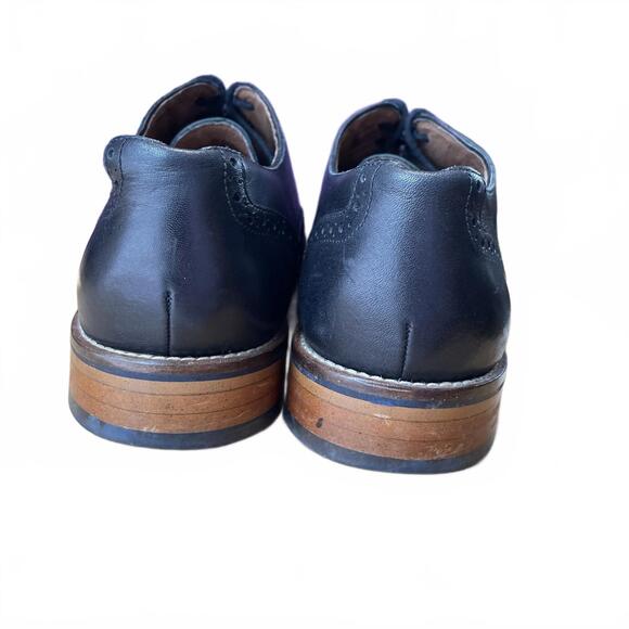 Johnston & Murphy Conrad 2.0 Black Leather Cap Toe Shoes Size 10.5 main image 4